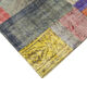 Handmade oriental contemporary 201 cm x 300 cm multicolor patchwork carpet