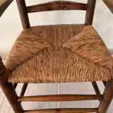 Vintage straw children's chair