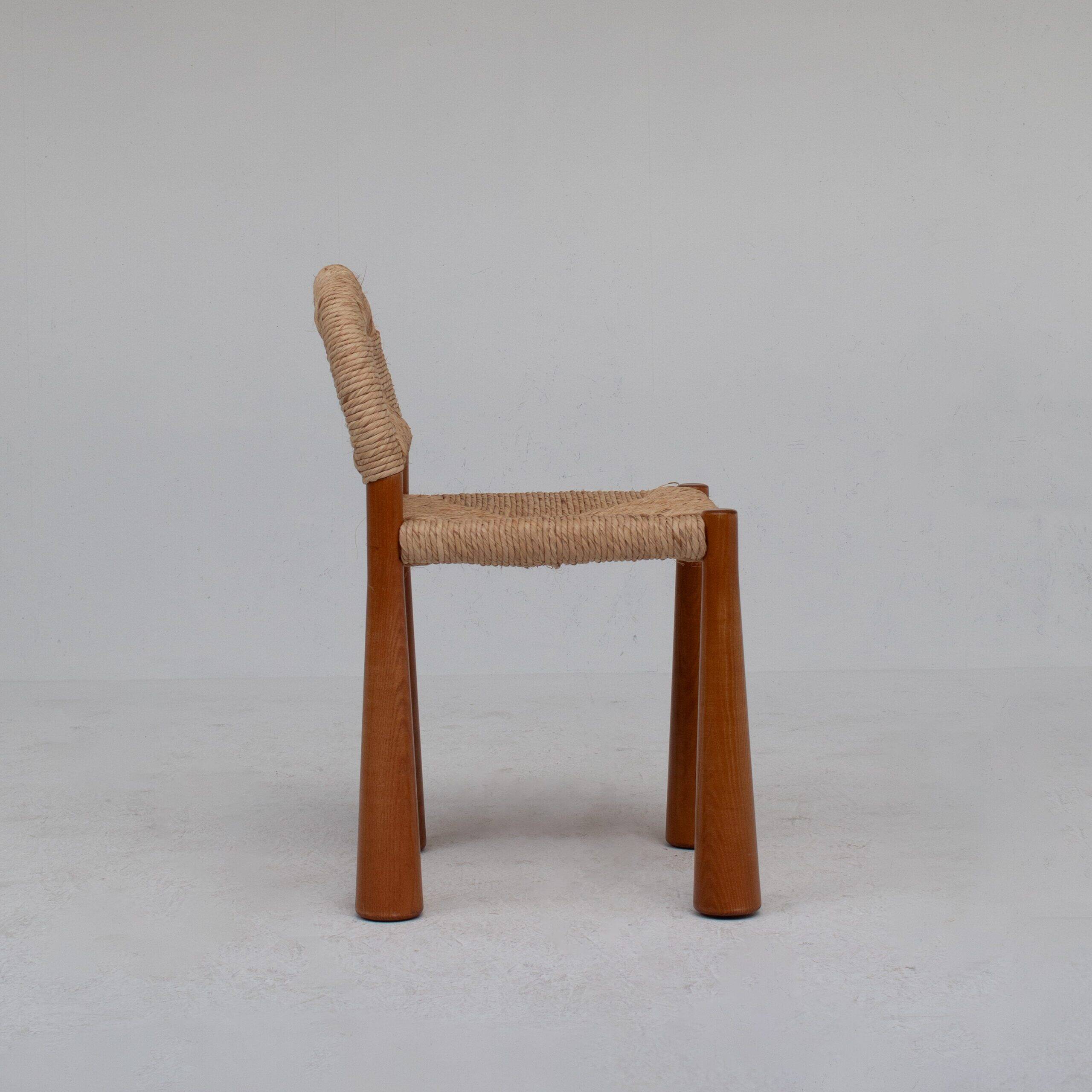Ensemble de 6 chaises à manger Alessandro Becchi « Toscanolla » pour Giovannetti