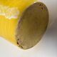Antique vintage yellow ceramic vase
