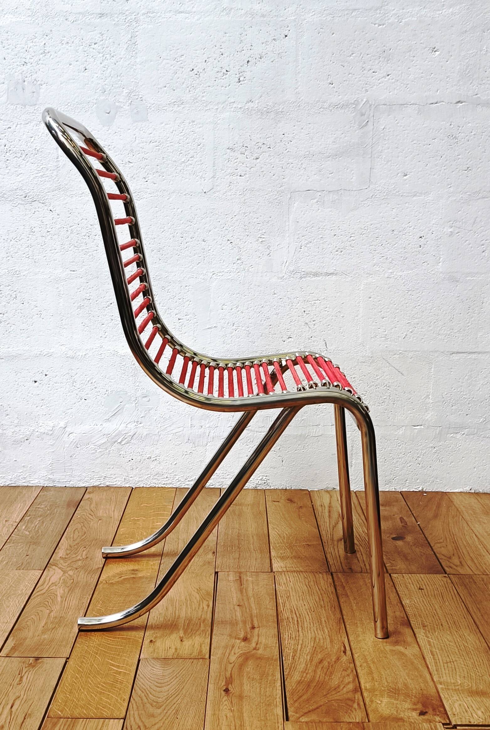 Pair of vintage chairs, Michel Duffet