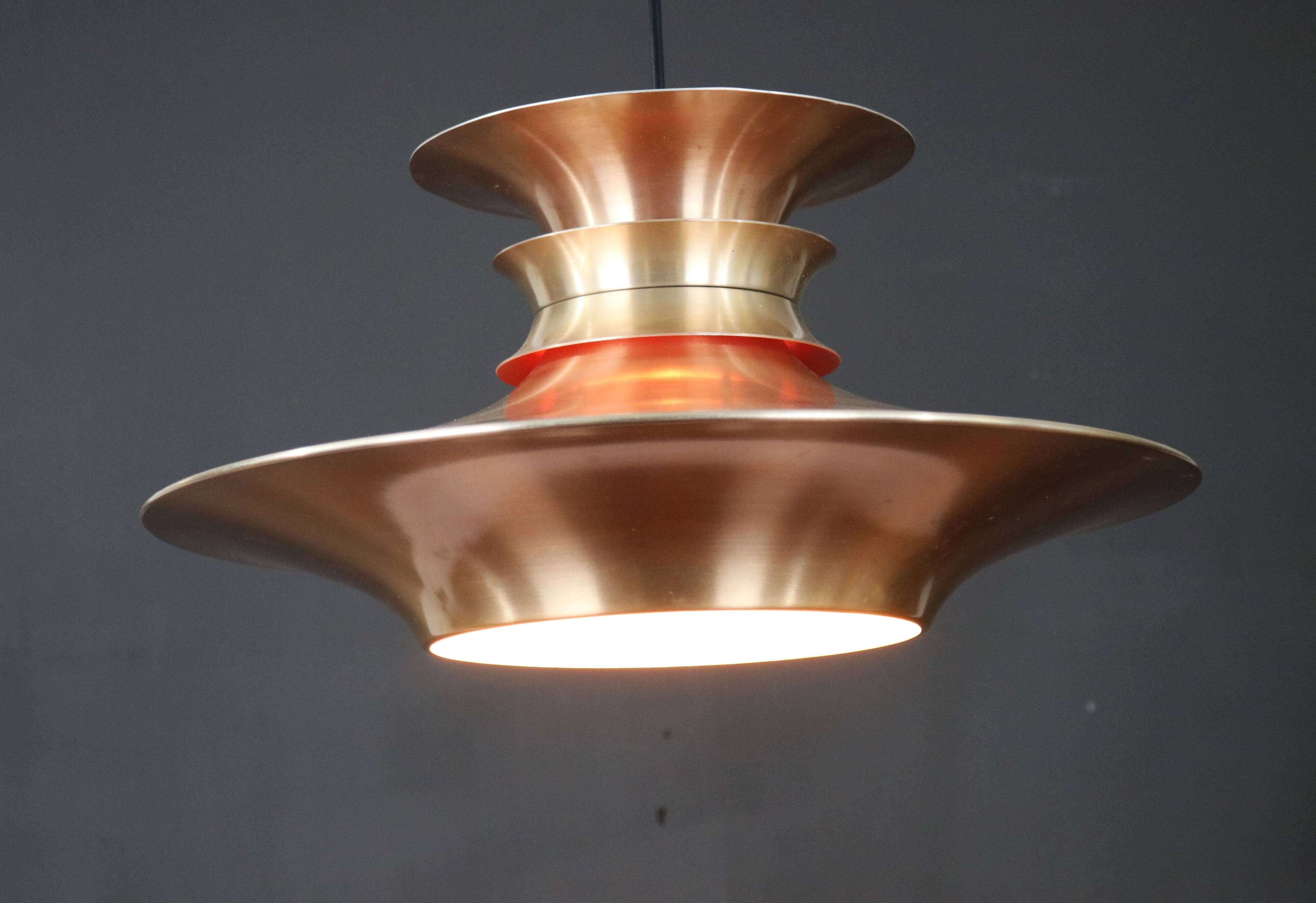 717 Nordsted-pendlen Ceiling Lamp by Bent Nordsted for Lyskaer Belysning, 1970's