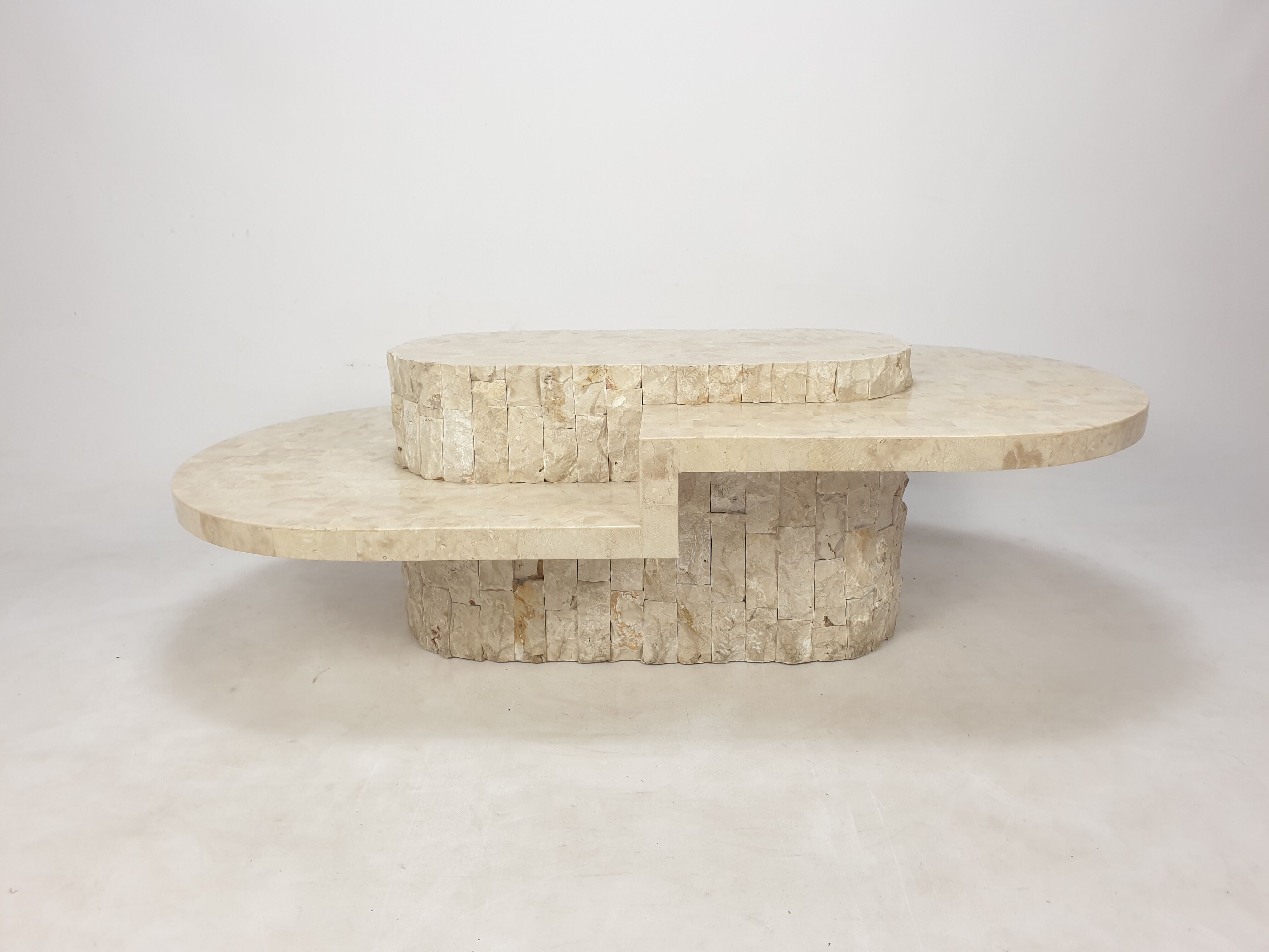 Magnussen Ponte Mactan Stone Coffee Table, 1980s