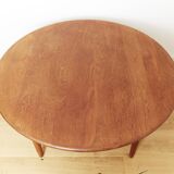 Table basse vintage par Niels Bach pour Niels Bach As, années 1960
