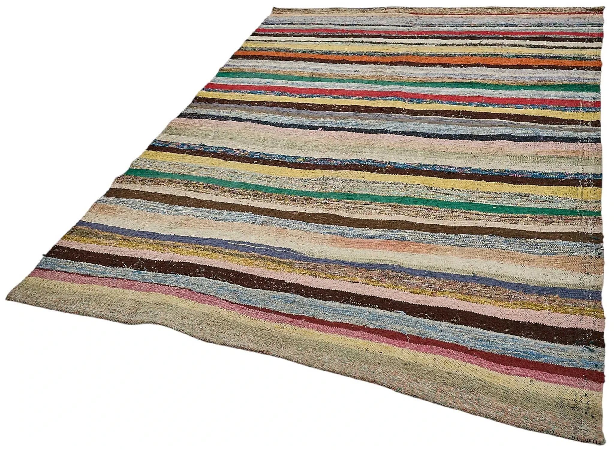 Turkish Handwoven Flatweave Chaput Kilim 180 cm x 255 cm