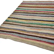 Turkish Handwoven Flatweave Chaput Kilim 180 cm x 255 cm
