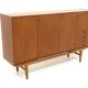 Enfilade scandinave en teck, Suède, 1950