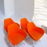 Suite de 4 Fauteuils pop Fan 10H pour Profim designer Piotr Kuchciński