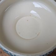 Saint Amand soup tureen model Guadeloupe with a floral decoration in Terre de Fer.
