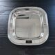 Silver-plated metal dish