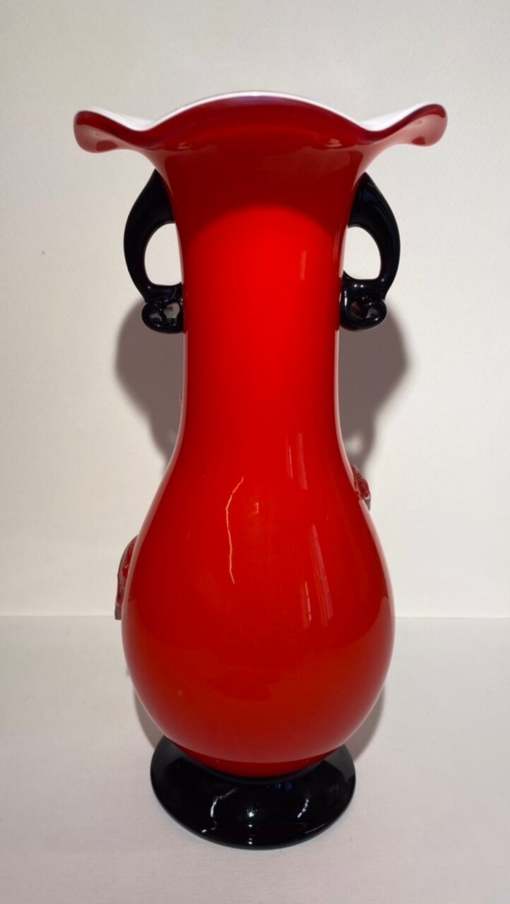 Vase Murano red 70s