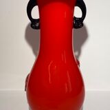 Vase Murano rouge années 70