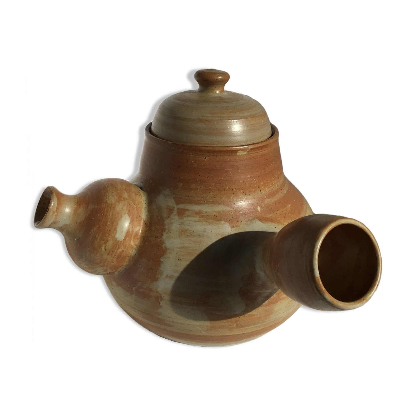 Artisanal sandstone teapot large original size