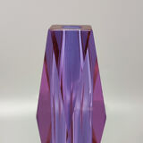 1960s Astonishing Rare Pink Vase By Flavio Poli for Seguso. Made in Italy