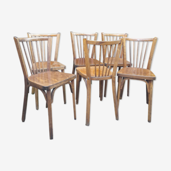 6 Baumann bistro chairs with bars