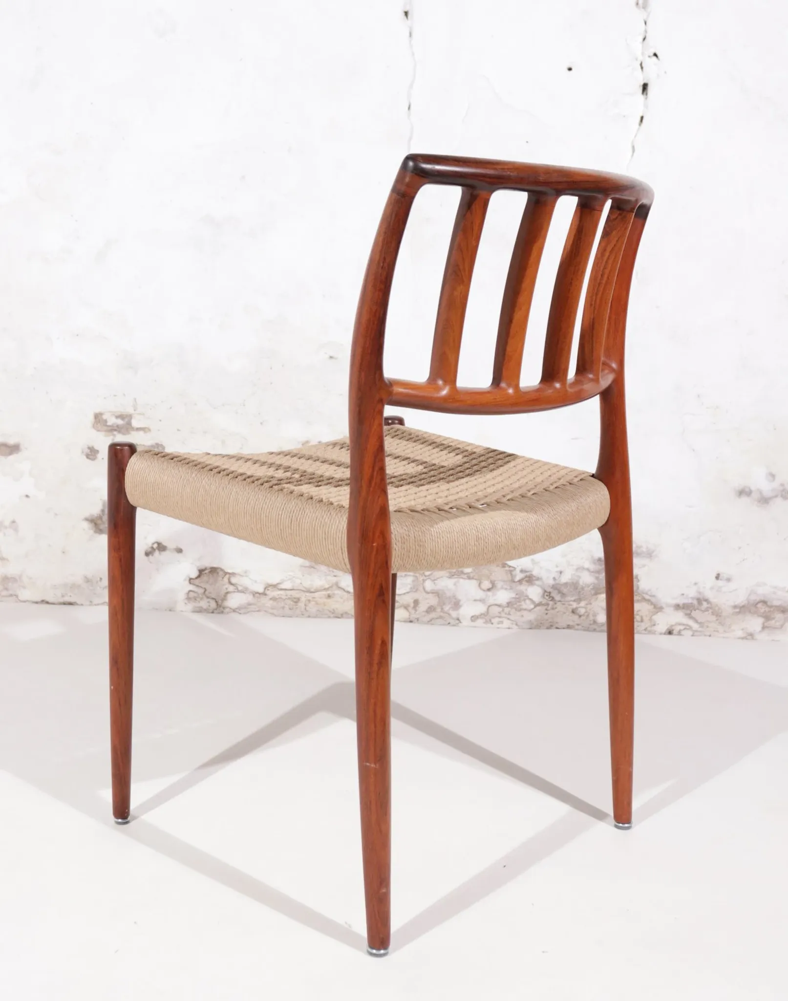 Set of 4 Niels Moller Model 83 rosewood dining chairs, Denmark, 1975