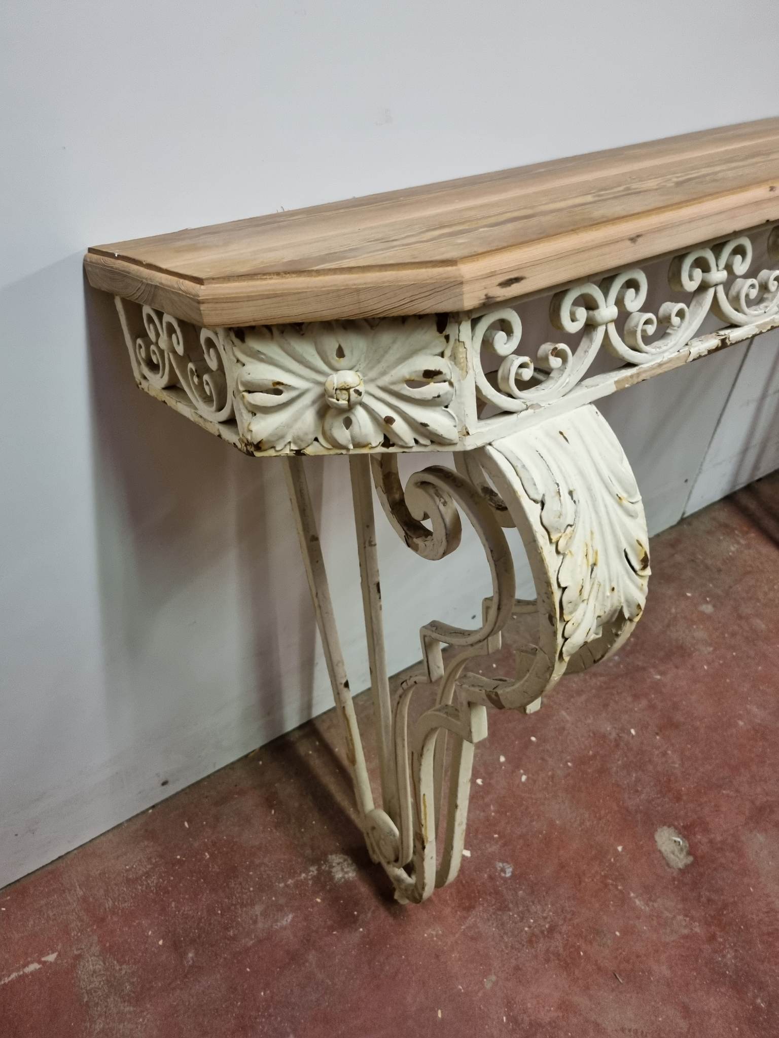 Art Deco wrought iron console