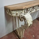 Art Deco wrought iron console
