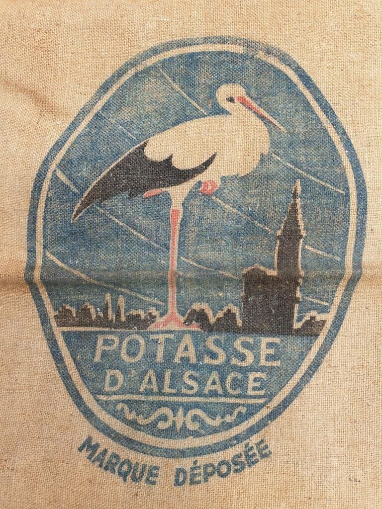 Ancient canvas bag
