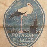 Ancient canvas bag