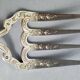 10 silver serving cutlery, Minerva hallmark + rosewood case, 19th century. C730