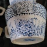 Set of 4 Luneville Lace Cups 1930