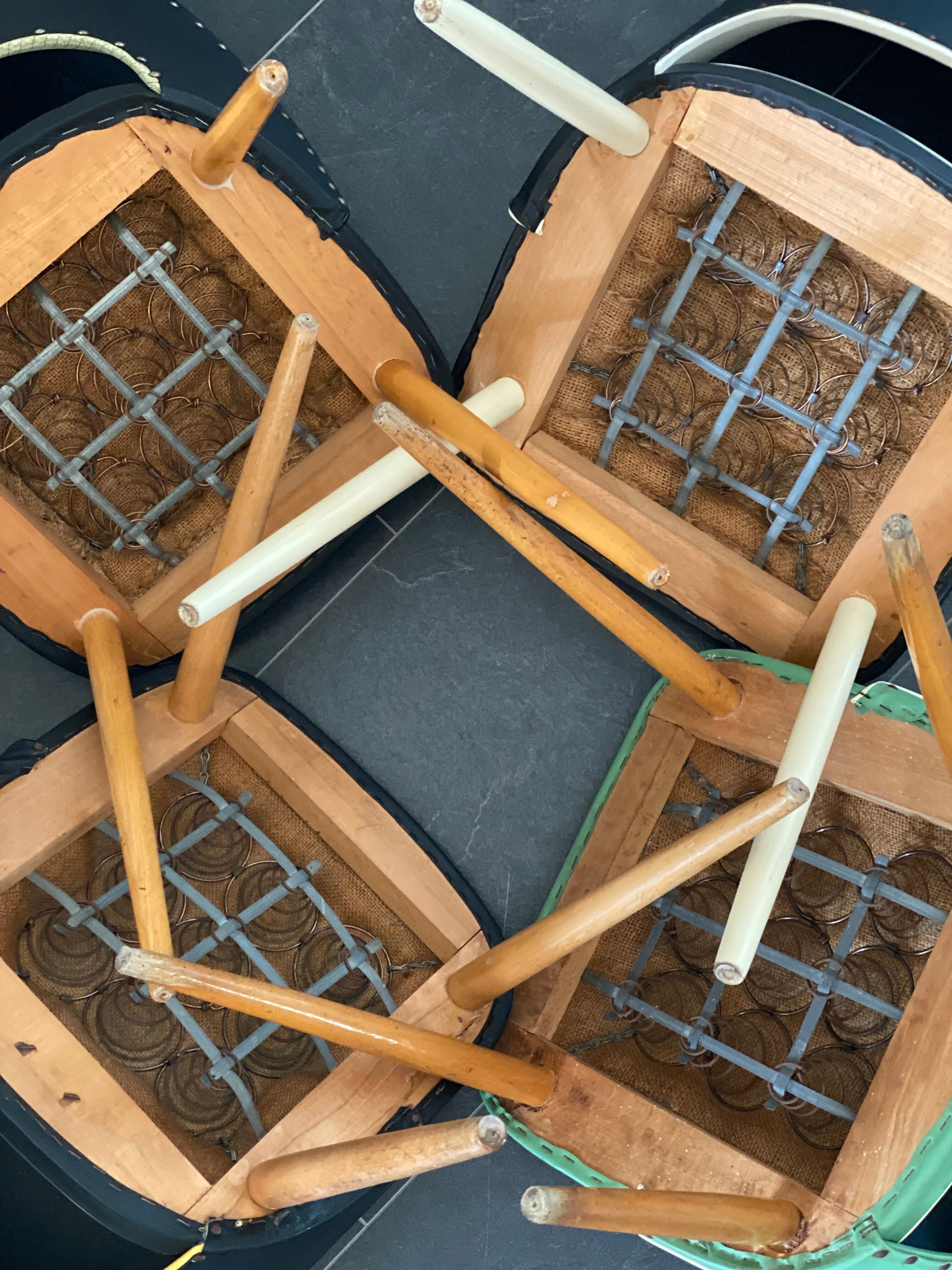 Set of 4 Vintage Dining Chairs