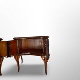 Tables de chevet italiennes du milieu du 20ème siècle.