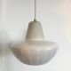 Glass and brass pendant light