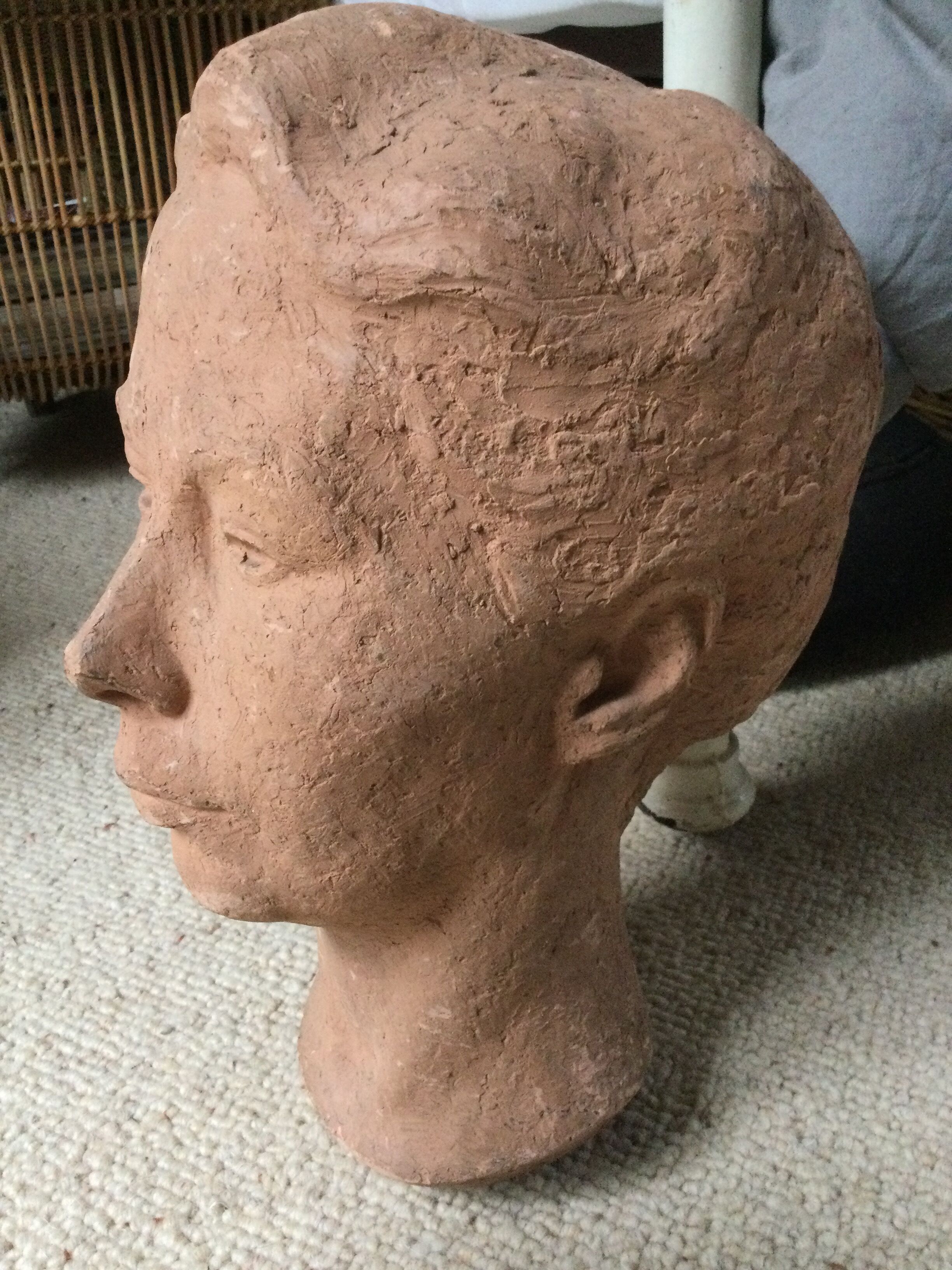 Terracotta bust