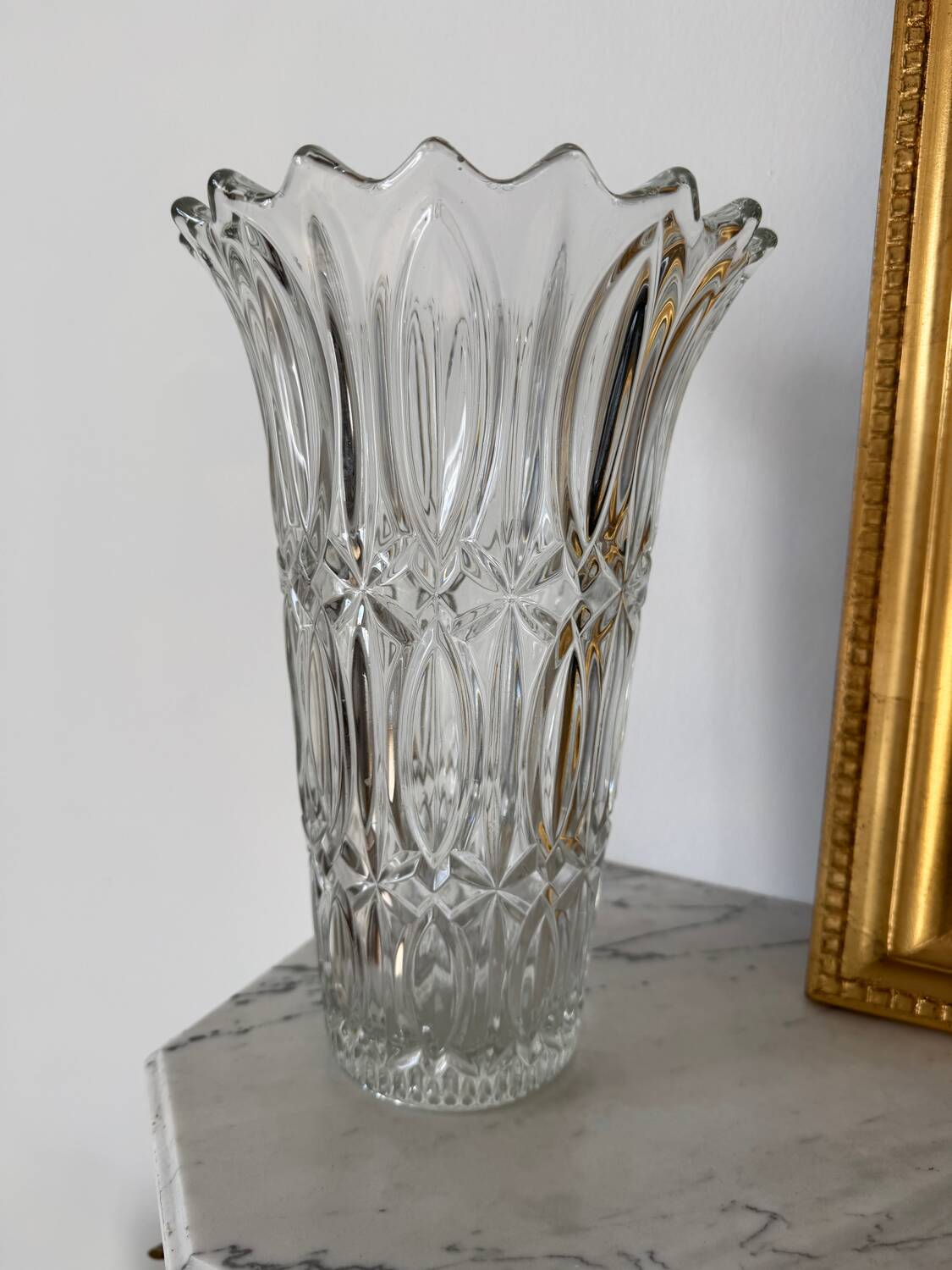 Large glass vase