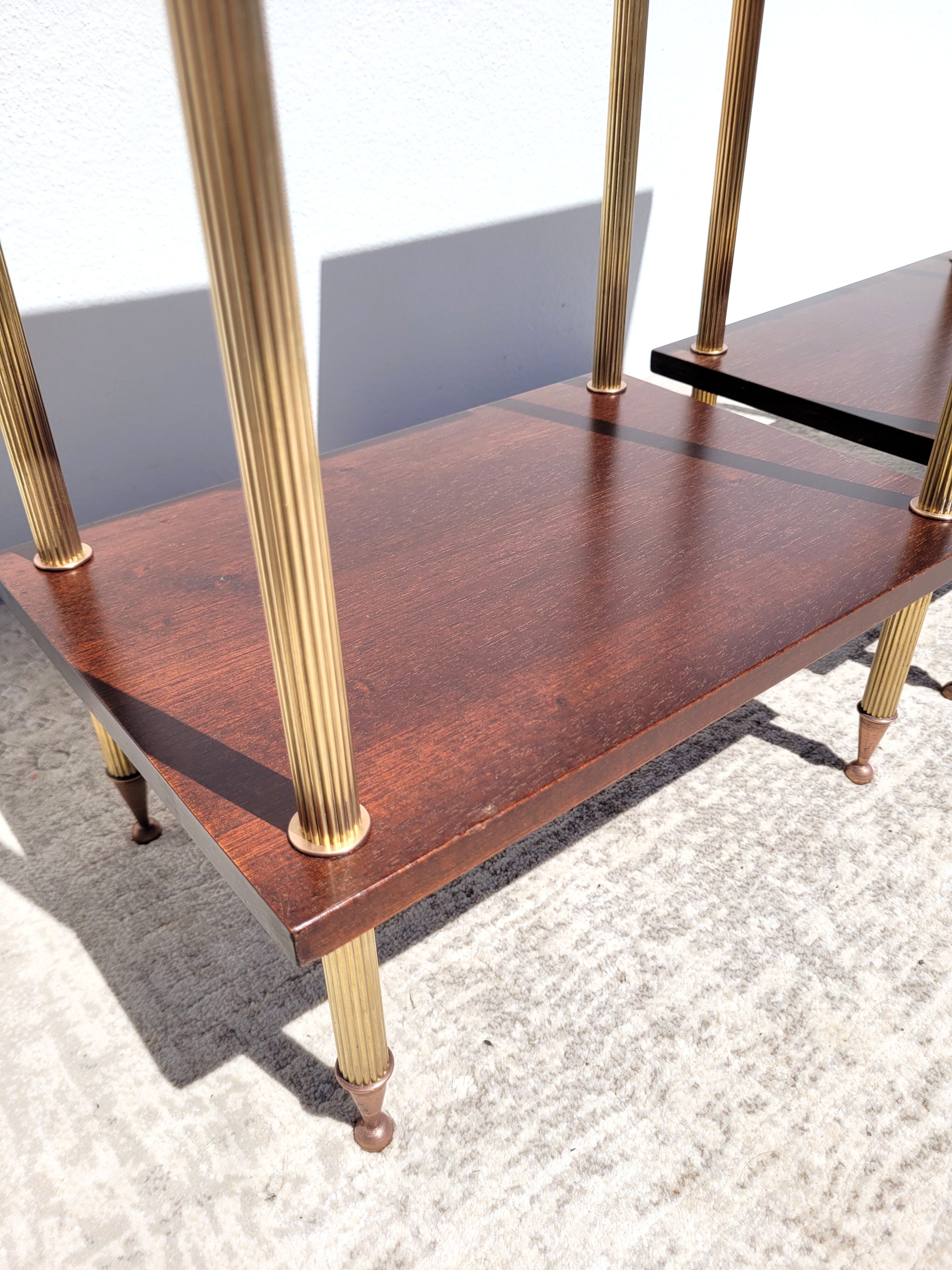 Pair bedside tables 1950