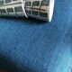 Nappe de vendange en chanvre ancien teint en bleu aquatique