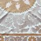 Vintage hand-embroidered tablecloth 137x142 cm