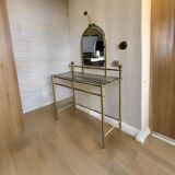 Vanité vintage « dorée » composent des meubles / table console