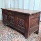 Louis XIV oak chest from the 19th century.
