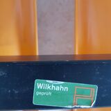 Fiberglass waiting bench by Georg Leowald for Wilkhahn