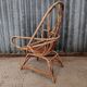 Fauteuil enfant en osier rotin vintage