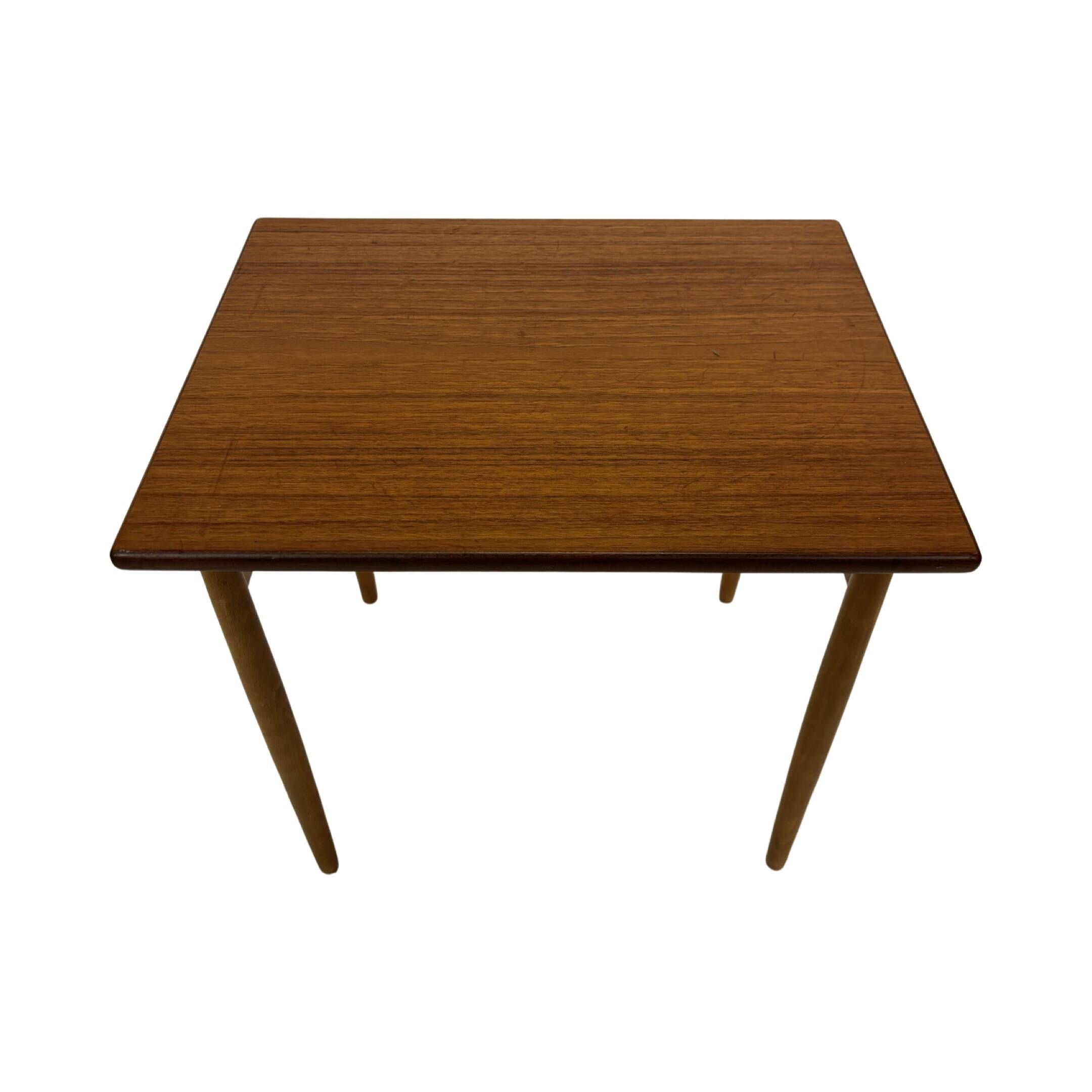 Vintage side tables nesting tables 1960s teak design