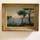Antique oil painting from the first half of the 20th century