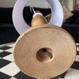 Lampe ancienne en bois tourné