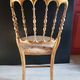 Set of 3 gilded chairs in Napoleon III style - Stamped Faubourg Saint Antoine