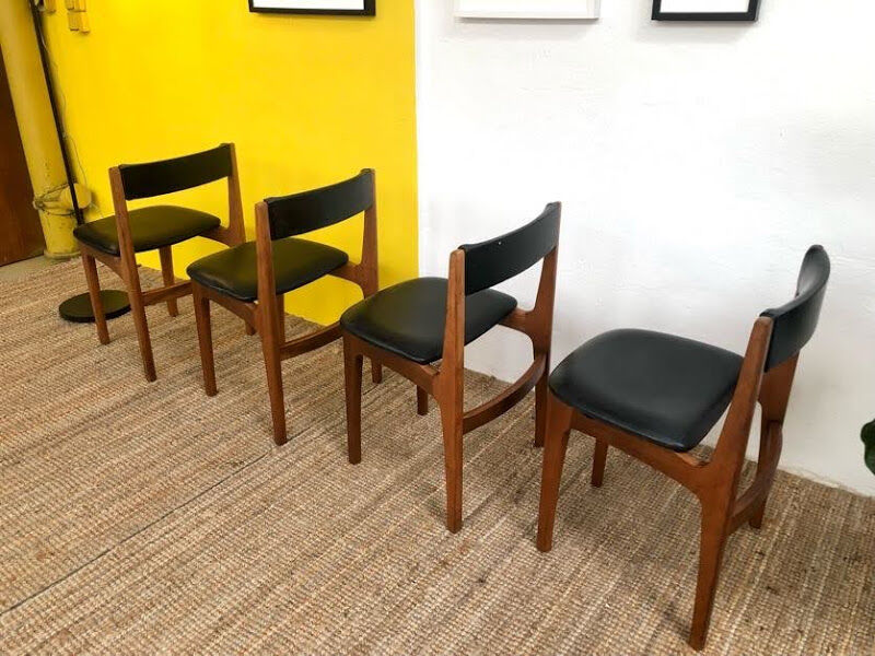 Série de chaises scandinave 48 cm