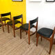 Série de chaises scandinave 48 cm