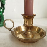 Vintage brass candle holders