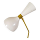 Modern Italian Table Lamp in Brass and Metal, Stilnovo Style