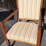 Lot of 4 old armchairs