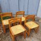 Set of 4 vintage Regain chairs