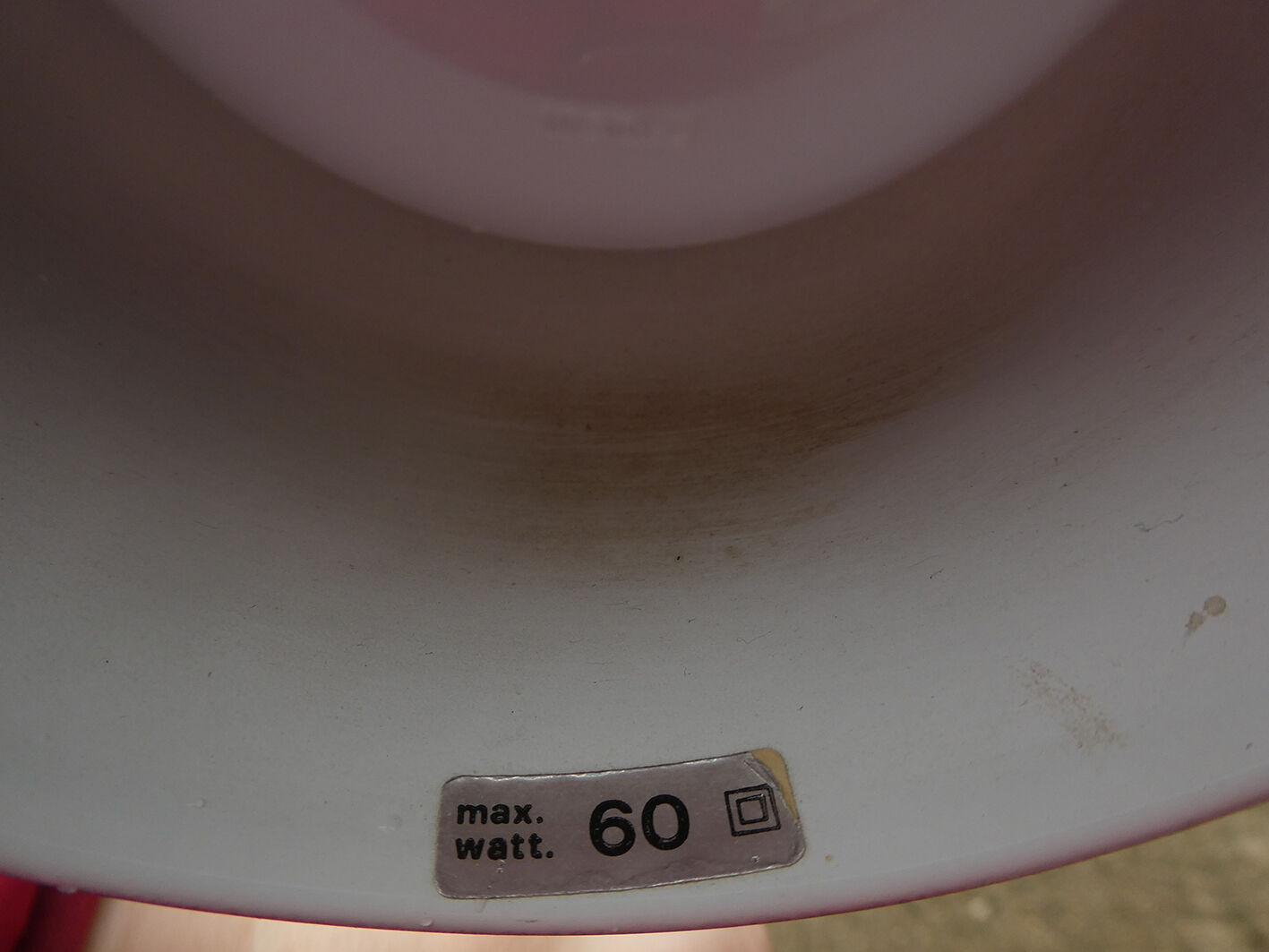 Articulated brown vintage office lamp