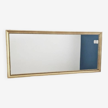 Miroir doré rectangulaire vintage